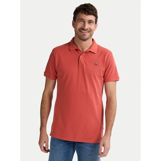 Petrol Industries Polo M-ROS-POL002 Różowy Regular Fit ze sklepu MODIVO w kategorii T-shirty męskie - zdjęcie 184785418