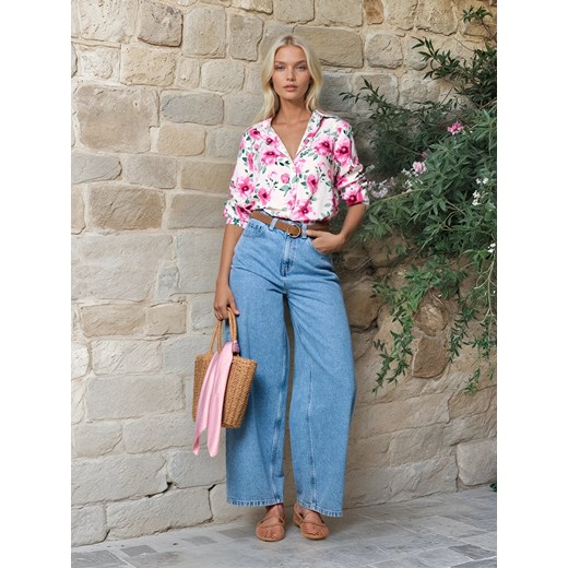 Sinsay - Koszula w kwiaty - wielobarwny Sinsay XXL Sinsay