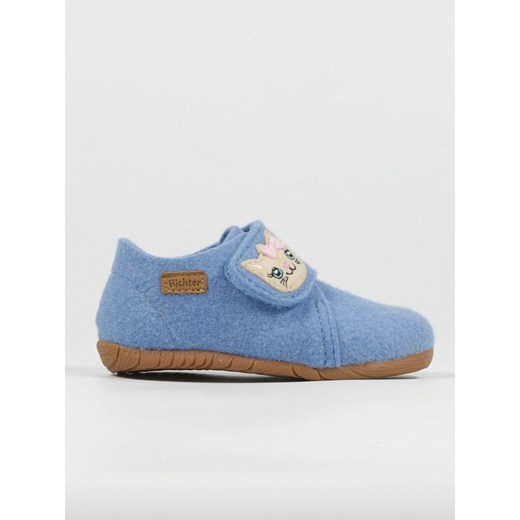 Richter Shoes Kapcie &quot;Filzi&quot; w kolorze błękitnym ze sklepu Limango Polska w kategorii Kapcie dziecięce - zdjęcie 184786745