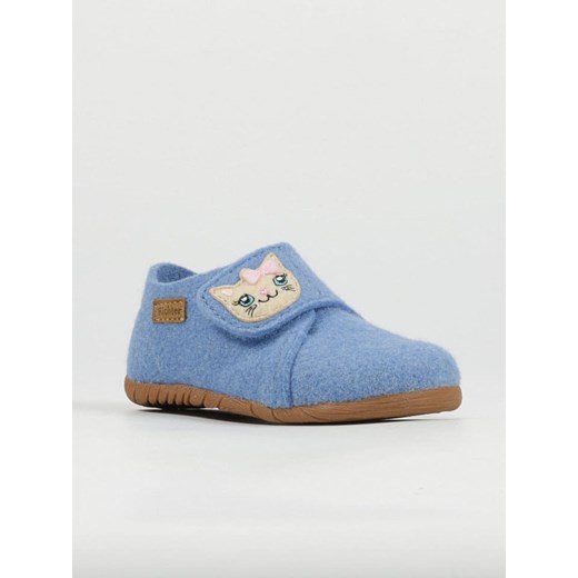 Richter Shoes Kapcie "Filzi" w kolorze błękitnym 28 wyprzedaż Limango Polska