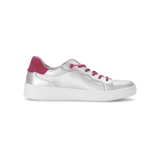 Gabor Skórzane sneakersy w kolorze srebrno-różowym ze sklepu Limango Polska w kategorii Trampki damskie - zdjęcie 184786928