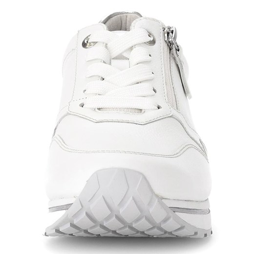 Gabor Skórzane sneakersy w kolorze srebrno-białym Gabor 38,5 promocja Limango Polska