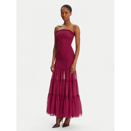 BARDOT Sukienka letnia Azura Strapless 59882DB Różowy Slim Fit ze sklepu MODIVO w kategorii Sukienki - zdjęcie 184787645