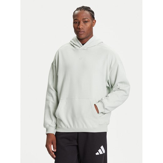 adidas Bluza Premium Essentials JW1035 Zielony Loose Fit ze sklepu MODIVO w kategorii Bluzy męskie - zdjęcie 184787646