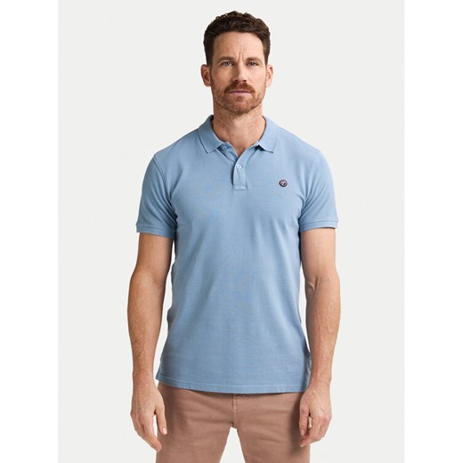Petrol Industries Polo M-ROS-POL002 Błękitny Regular Fit ze sklepu MODIVO w kategorii T-shirty męskie - zdjęcie 184787647