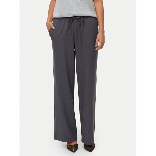 Vero Moda Spodnie materiałowe Milly 10331924 Szary Wide Leg ze sklepu MODIVO w kategorii Spodnie damskie - zdjęcie 184787775