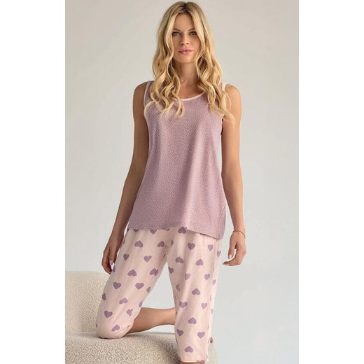 Dwuczęściowa piżama damska 2361, Kolor fioletowo-różowy, Rozmiar S, INFIORE ze sklepu Primodo w kategorii Piżamy damskie - zdjęcie 184788815