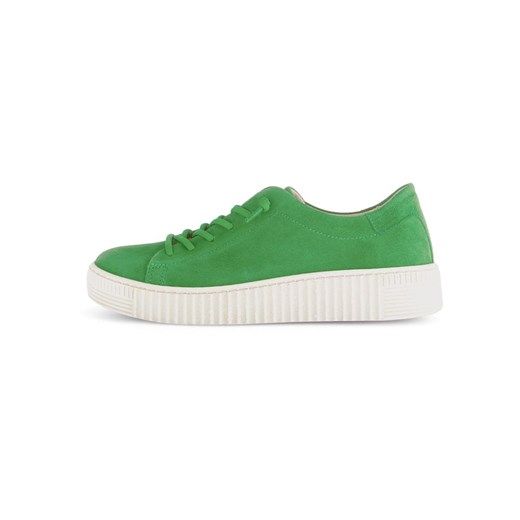 Gabor Skórzane sneakersy w kolorze zielonym ze sklepu Limango Polska w kategorii Trampki damskie - zdjęcie 184789836