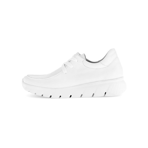 Gabor Skórzane sneakersy w kolorze białym ze sklepu Limango Polska w kategorii Buty sportowe damskie - zdjęcie 184789895