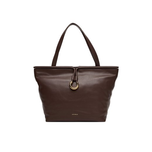 Coccinelle Torebka Bag Smoth L E1 T1F 11 01 01 Brązowy ze sklepu MODIVO w kategorii Torby Shopper bag - zdjęcie 184790248