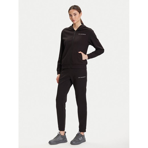 EA7 Emporio Armani Dres 7W000802 AF10443 UC001 Czarny Regular Fit ze sklepu MODIVO w kategorii Dresy damskie - zdjęcie 184790266