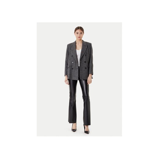 HUGO Spodnie z imitacji skóry Hableu-1 50542417 Czarny Slim Fit 36 MODIVO