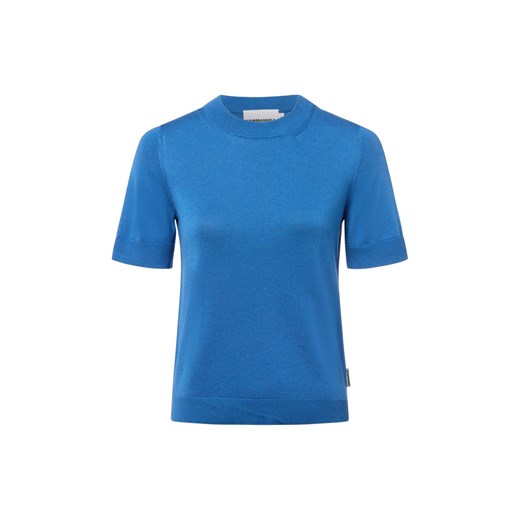 ARMEDANGELS Damska koszula z dzianiny -Siljiaas Kobiety Lyocell niebieski jednolity ze sklepu vangraaf w kategorii Bluzki damskie - zdjęcie 184791098