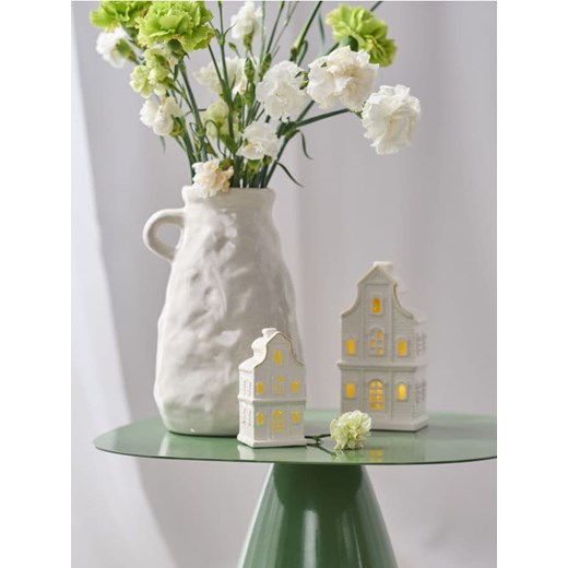 Sinsay - Ceramiczna lampka LED w kształcie domku - biały ze sklepu Sinsay w kategorii Oświetlenie led - zdjęcie 184792899