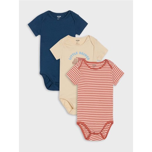 Sinsay - Body 3 pack - kremowy ze sklepu Sinsay w kategorii Body niemowlęce - zdjęcie 184793048