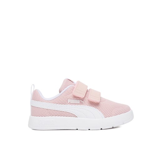 Sneakersy Puma COURTFLEX V3 MESH PS 39808503 Różowy ze sklepu eobuwie.pl w kategorii Buty sportowe dziecięce - zdjęcie 184793275