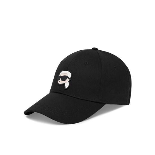 Czapka z daszkiem KARL LAGERFELD A1W33037 Czarny ze sklepu eobuwie.pl w kategorii Czapki z daszkiem damskie - zdjęcie 184793357
