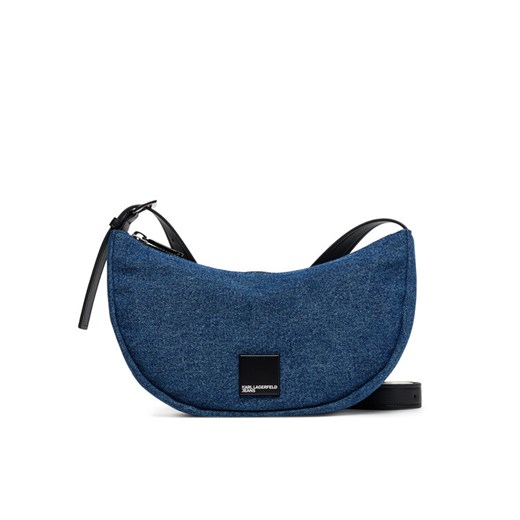 Karl Lagerfeld Jeans Torebka A3W30209 Niebieski ze sklepu MODIVO w kategorii Listonoszki - zdjęcie 184794087