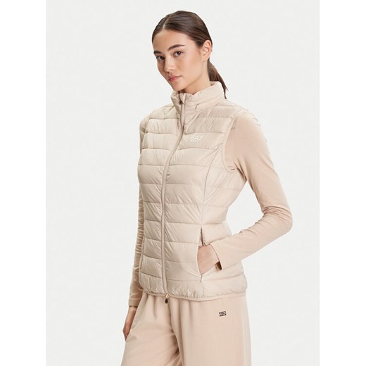 EA7 Emporio Armani Bezrękawnik 7W000472 AF12477 U1046 Beżowy Slim Fit ze sklepu MODIVO w kategorii Kamizelki damskie - zdjęcie 184794117