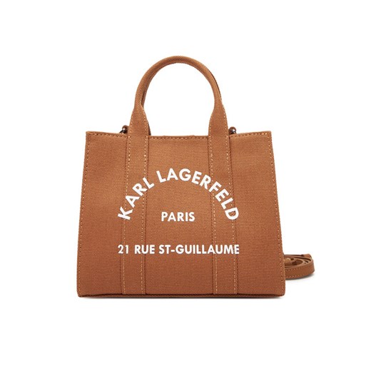 KARL LAGERFELD Torebka A3W50118 Brązowy ze sklepu MODIVO w kategorii Torebki damskie - zdjęcie 184794119