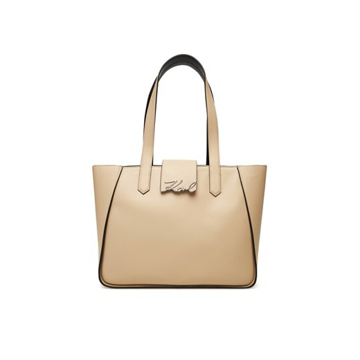 KARL LAGERFELD Torebka A3W30133 Beżowy ze sklepu MODIVO w kategorii Torby Shopper bag - zdjęcie 184794128