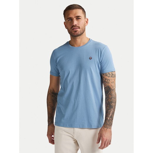 Petrol Industries T-Shirt M-ROS-TSR002 Błękitny Regular Fit ze sklepu MODIVO w kategorii T-shirty męskie - zdjęcie 184794178