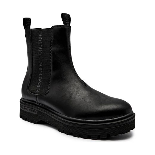 Versace Jeans Couture Sztyblety SYRIUS DIS. 47 | z dodatkiem skóry ze sklepu Gomez Fashion Store w kategorii Buty zimowe męskie - zdjęcie 184795955