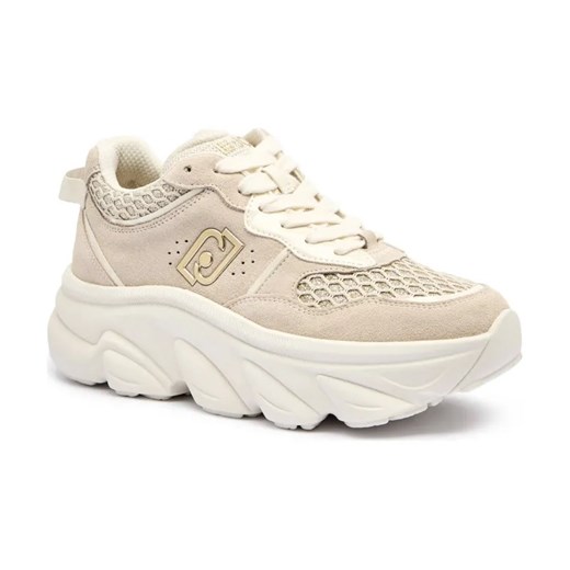 Liu Jo Skórzane sneakersy STEFFY 01 ze sklepu Gomez Fashion Store w kategorii Buty sportowe damskie - zdjęcie 184795958