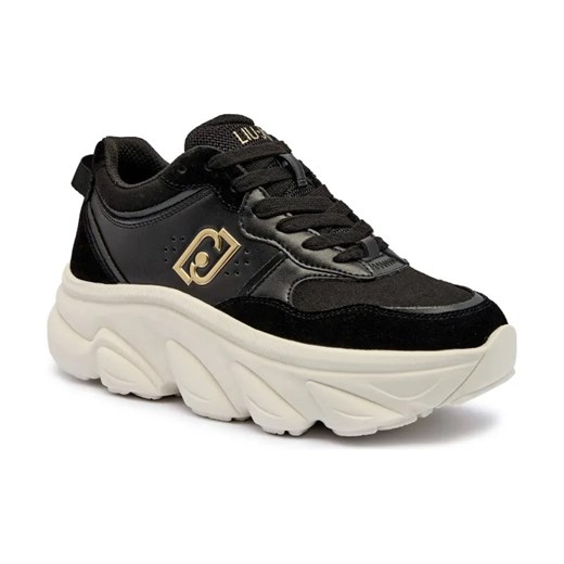 Liu Jo Skórzane sneakersy STEFFY 01 ze sklepu Gomez Fashion Store w kategorii Buty sportowe damskie - zdjęcie 184795959