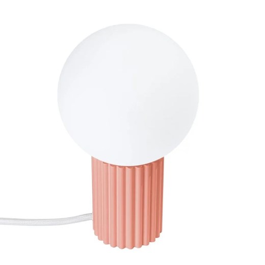 Brzoskwiniowa lampka nocna dekoracyjna - K601-Buble ze sklepu Edinos.pl w kategorii Lampy stołowe - zdjęcie 184797045