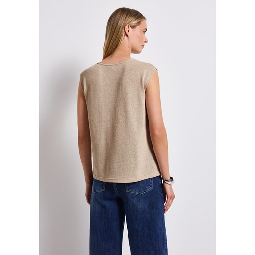Street One Top dzianinowy w kolorze beżowym Street One 34 promocyjna cena Limango Polska