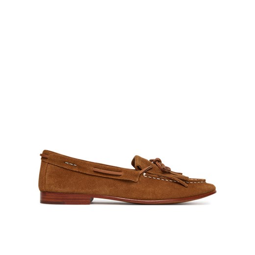 Polo Ralph Lauren Lordsy 818942648003 Brązowy ze sklepu MODIVO w kategorii Lordsy damskie - zdjęcie 184797627