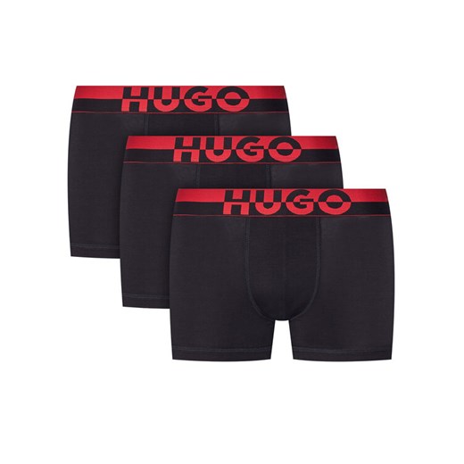 HUGO Komplet 3 par bokserek 50545667 Czarny ze sklepu MODIVO w kategorii Majtki męskie - zdjęcie 184797649
