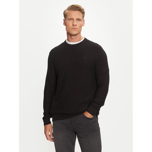 Mustang Sweter Elliot 1014688 Czarny Regular Fit ze sklepu MODIVO w kategorii Swetry męskie - zdjęcie 184797667