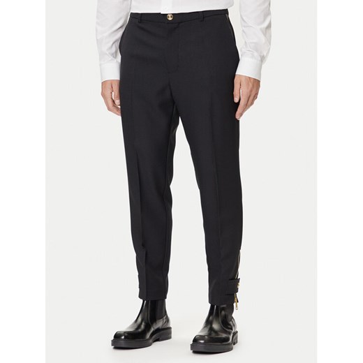 Versace Jeans Couture Spodnie materiałowe 79GAA128 N0136 Czarny Slim Fit ze sklepu MODIVO w kategorii Spodnie męskie - zdjęcie 184797727