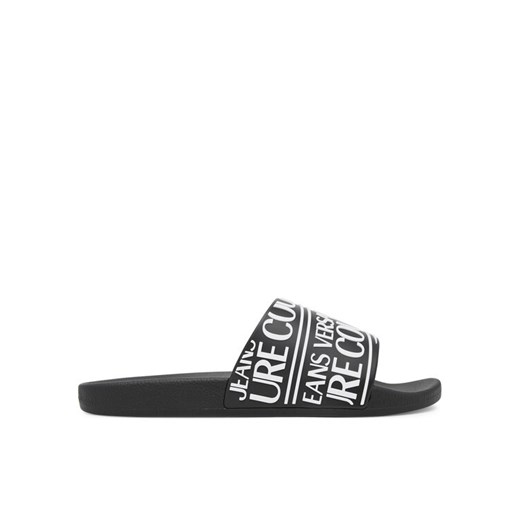 Versace Jeans Couture Klapki 79YA3SQ1 71352 899 Czarny ze sklepu MODIVO w kategorii Klapki męskie - zdjęcie 184797736