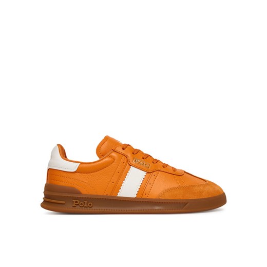 Polo Ralph Lauren Sneakersy Aera 804956688007 Pomarańczowy ze sklepu MODIVO w kategorii Buty sportowe damskie - zdjęcie 184797766