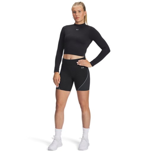 Damskie spodenki treningowe Under Armour UA Vanish Seamless - czarne ze sklepu Sportstylestory.com w kategorii Szorty - zdjęcie 184799568