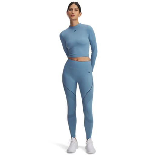 Damskie legginsy treningowe Under Armour UA Vanish Seamless Legging - niebieskie ze sklepu Sportstylestory.com w kategorii Spodnie damskie - zdjęcie 184799587
