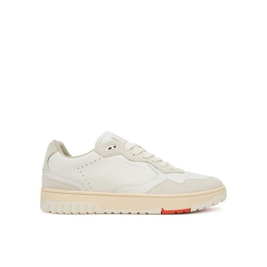 Sneakersy Tommy Hilfiger Th Basket Better Mix FM0FM05520 Écru ze sklepu eobuwie.pl w kategorii Buty sportowe męskie - zdjęcie 184799695