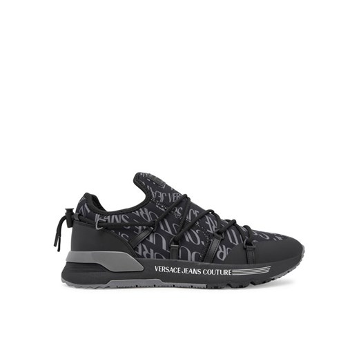 Sneakersy Versace Jeans Couture 79YA3SA6 ZSD06 U23 Czarny ze sklepu eobuwie.pl w kategorii Buty sportowe męskie - zdjęcie 184799715