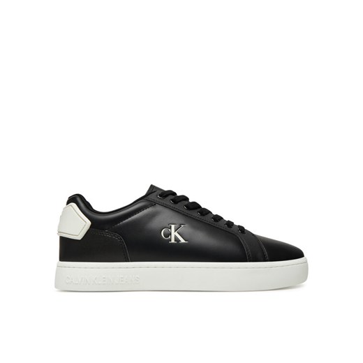 Sneakersy Calvin Klein Jeans Classic Cupsole Ru Patch Lth YM0YM01297 Czarny ze sklepu eobuwie.pl w kategorii Buty sportowe męskie - zdjęcie 184799768