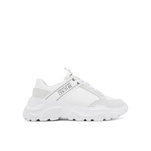 Sneakersy Versace Jeans Couture 79YA3SC2 ZPB30 003 Biały ze sklepu eobuwie.pl w kategorii Buty sportowe męskie - zdjęcie 184799779