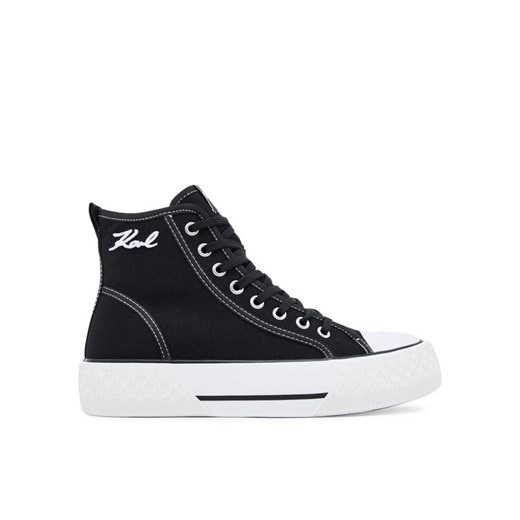Trampki KARL LAGERFELD KL60655 Czarny ze sklepu eobuwie.pl w kategorii Trampki damskie - zdjęcie 184799829