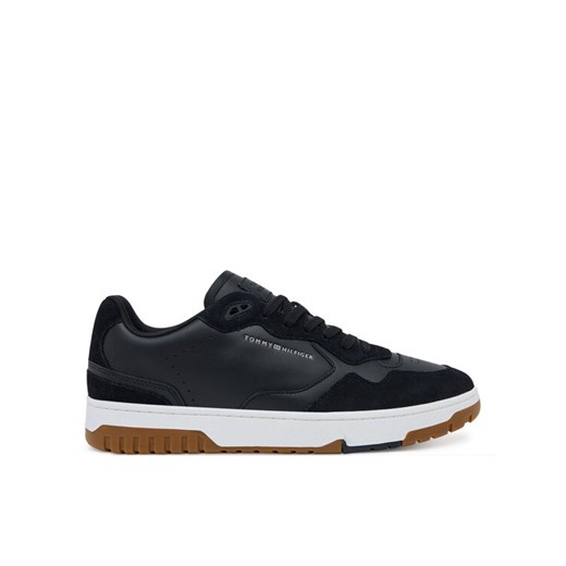 Sneakersy Tommy Hilfiger Th Basket Better Mix FM0FM05520 Czarny ze sklepu eobuwie.pl w kategorii Buty sportowe męskie - zdjęcie 184799837
