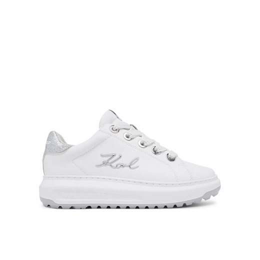 Sneakersy KARL LAGERFELD KL67518 Biały ze sklepu eobuwie.pl w kategorii Buty sportowe damskie - zdjęcie 184799839