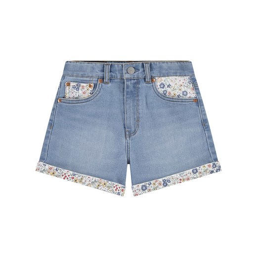Levi&apos;s Kids Szorty dżinsowe w kolorze błękitnym ze sklepu Limango Polska w kategorii Spodenki dziewczęce - zdjęcie 184801516
