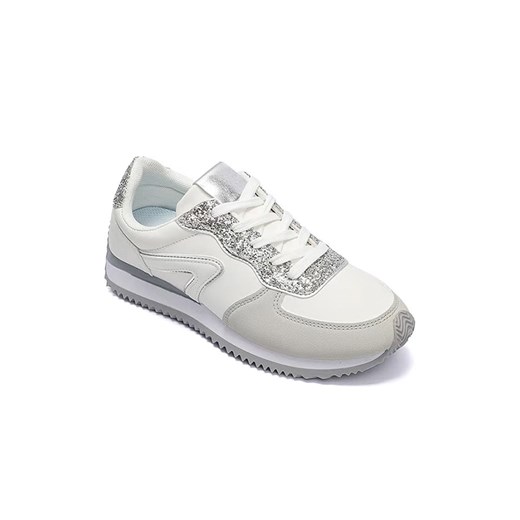 Foreverfolie Sneakersy w kolorze srebrno-białym ze sklepu Limango Polska w kategorii Buty sportowe damskie - zdjęcie 184801567