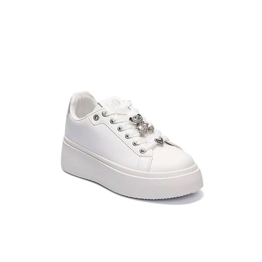 Foreverfolie Sneakersy w kolorze białym ze sklepu Limango Polska w kategorii Trampki damskie - zdjęcie 184801596