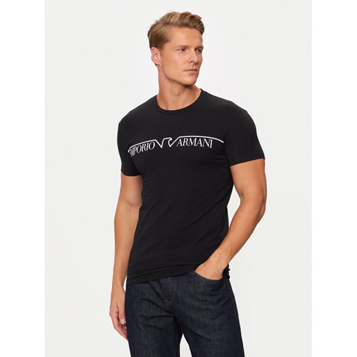 Emporio Armani Underwear T-Shirt 111035 4F516 00020 Czarny Slim Fit ze sklepu MODIVO w kategorii T-shirty męskie - zdjęcie 184801827